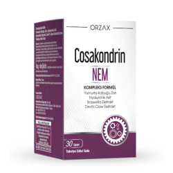 Orzax Cosakondrin Nem 30 Tablet - Orzax