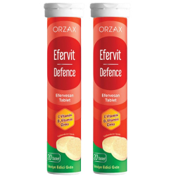 Orzax Efervit Defence 20 Efervesan Tablet İkincisi %50 İndirimli - Orzax