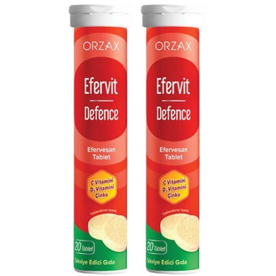 Orzax Efervit Defence 20 Efervesan Tablet İkincisi %50 İndirimli - 1