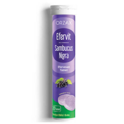 Orzax Efervit Sambucus Nigra Efervesan 20 Tablet - Orzax