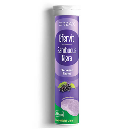 Orzax Efervit Sambucus Nigra Efervesan 20 Tablet - 1
