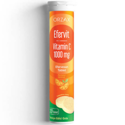 Orzax Efervit Vitamin C 1000 mg 20 Tablet - Orzax