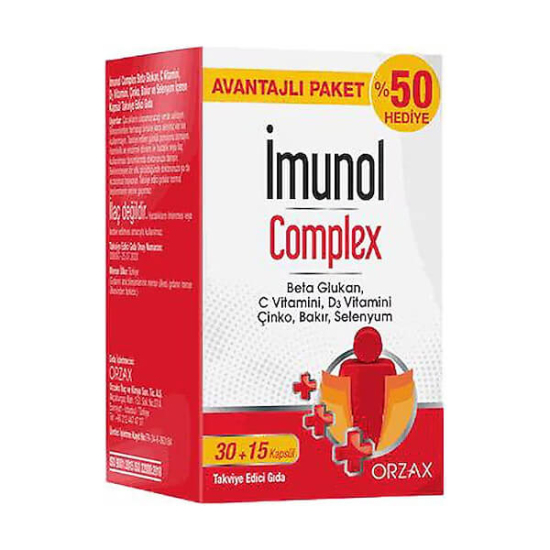 Orzax İmunol Complex 45 Kapsül - 1