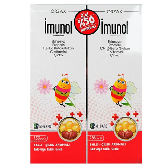 Orzax İmunol Şurup 150 ml İkincisi %50 İndirimli - 1