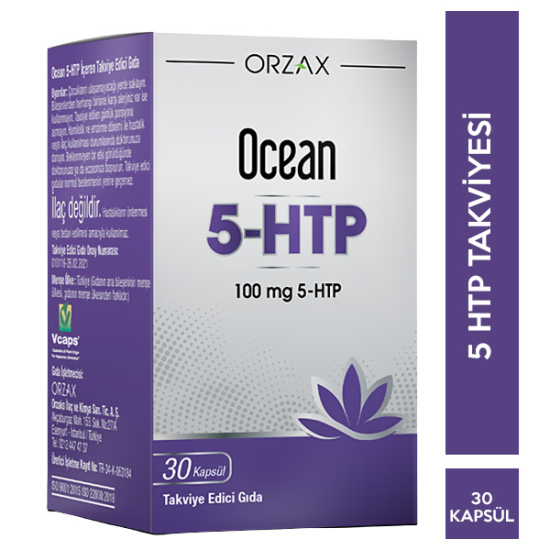 Orzax Ocean 5 HTP 100 mg 30 Kapsül - 1