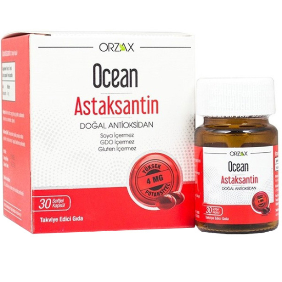Orzax Ocean Astaksantin Natural Antioxidant 30 Kapsül - 2