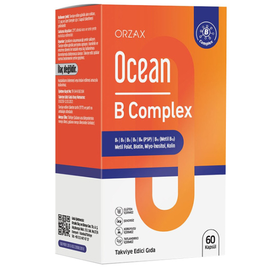 Orzax Ocean B Complex 60 Kapsül - 1