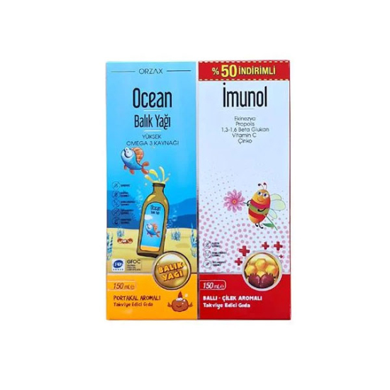 Orzax Ocean Balık Yağı Şurup 150 ml İmunol Şurup 150 ml - 1