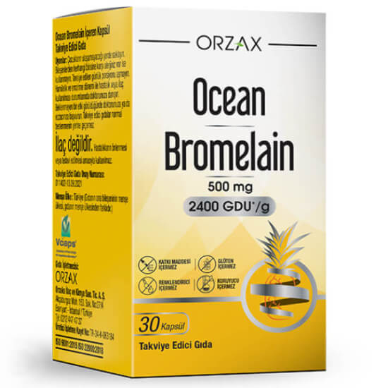 Orzax Ocean Bromelain 30 Kapsül - 1