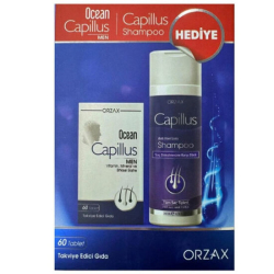 Orzax Ocean Capillus Men 60 Tablet Capillus Şampuan 200 ml Hediyeli - Orzax