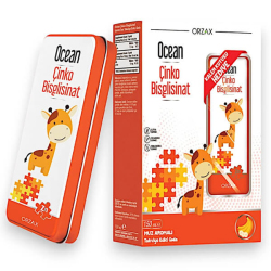 Orzax Ocean Çinko Bisglisinat Takviye Edici Gıda 150 ml Kalem Kutusu Hediyeli - Orzax