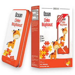 Orzax Ocean Çinko Bisglisinat Takviye Edici Gıda 150 ml Kalem Kutusu Hediyeli - Orzax