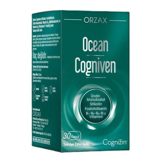 Orzax Ocean Cogniven 30 Kapsül - 1