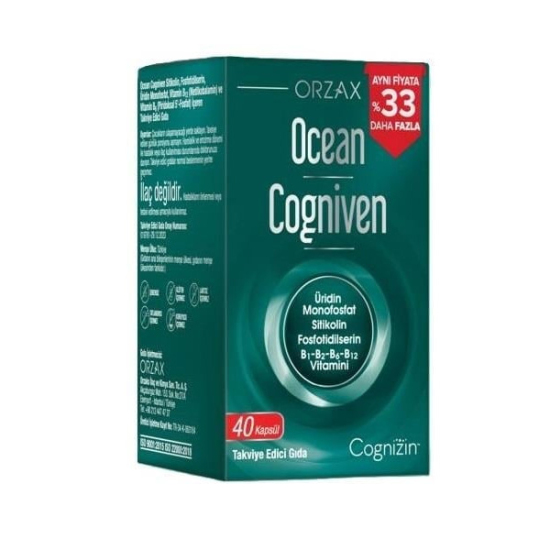 Orzax Ocean Cogniven 40 Kapsül - 1