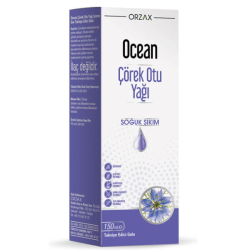 Orzax Ocean Çörek Otu Yağı Soğuk Sıkım 150 ml - Orzax