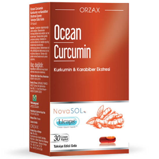 Orzax Ocean Curcumin 30 Kapsül - 1
