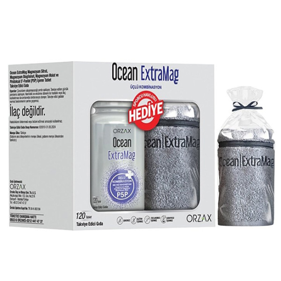 Orzax Ocean Extramag 120 Tablet + Sporcu Havlu Hediyeli - 1