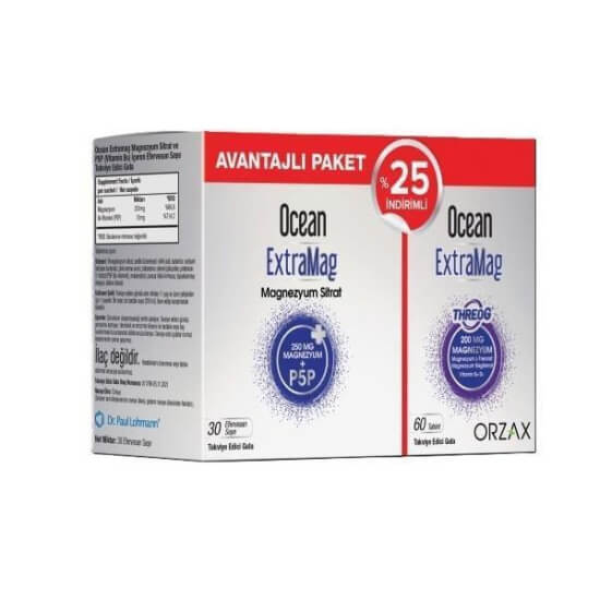 Orzax Ocean Extramag 30 Saşe Extramag Threog 60 Tablet - 1