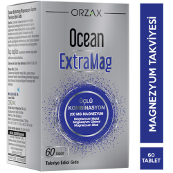 Orzax Ocean Extramag 60 Tablet Magnezyum Takviyesi - Orzax