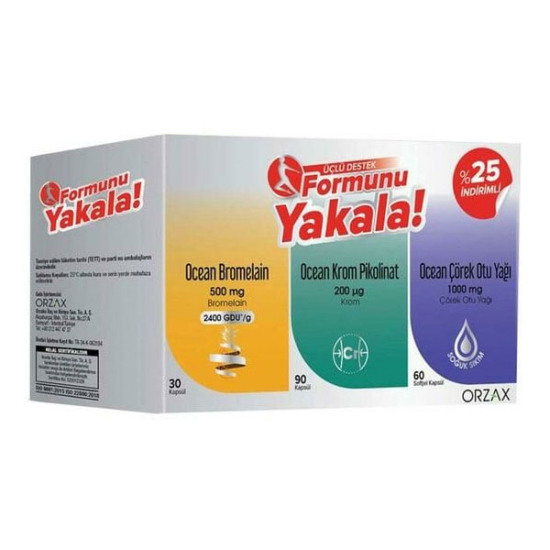 Orzax Ocean Formunu Yakala 3 lü Set - 1