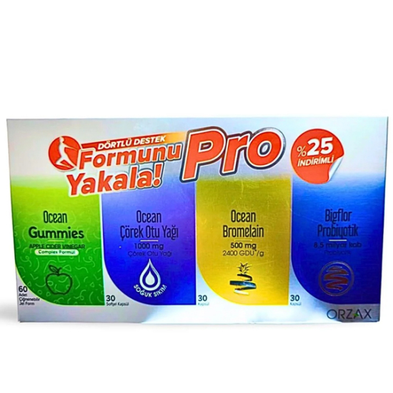 Orzax Ocean Formunu Yakala 4 lü Set 30 Kapsül - 1