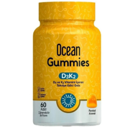 Orzax Ocean Gummies D3K2 60 Adet Çiğnenebilir Jel Form - Orzax