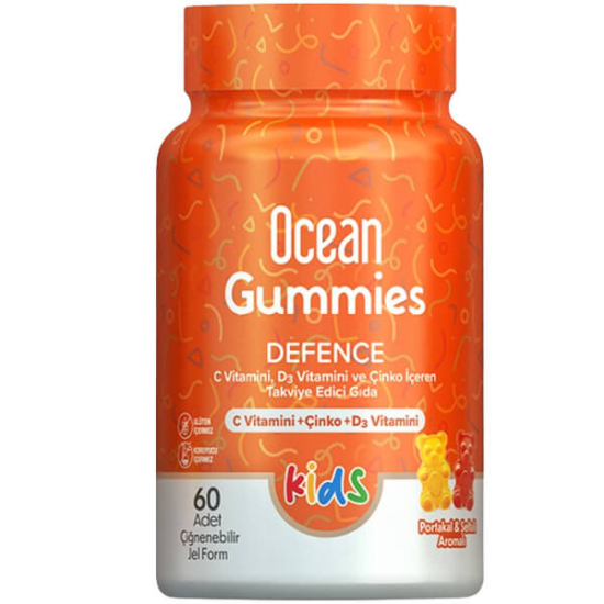 Orzax Ocean Gummies Defence Kids 60 Adet Çiğnenebilir Form - 1