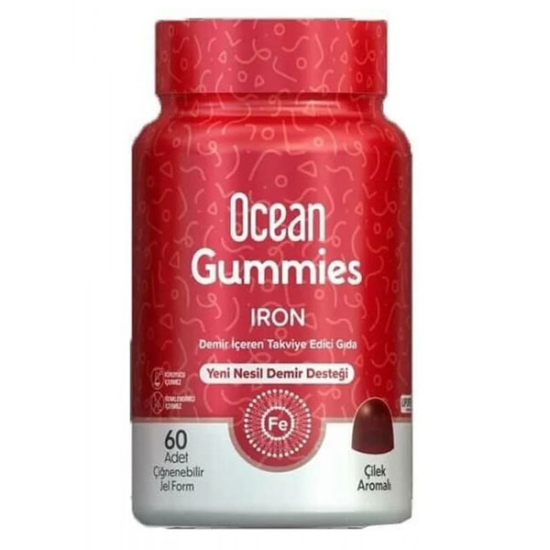 Orzax Ocean Gummies İron Ekstra 60 Çiğneme Formu - 1