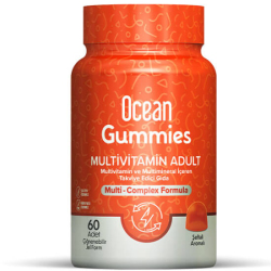 Orzax Ocean Gummies Multivitamin Adult 60 Çiğnenebilir Jel Form - Orzax