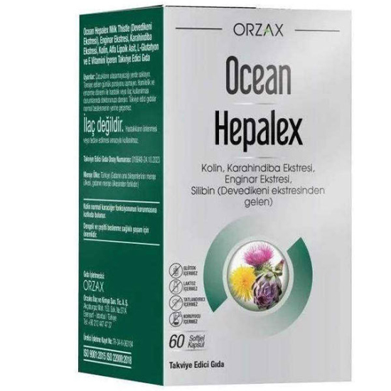 Orzax Ocean Hepalex 60 Softjel Kapsül - 1