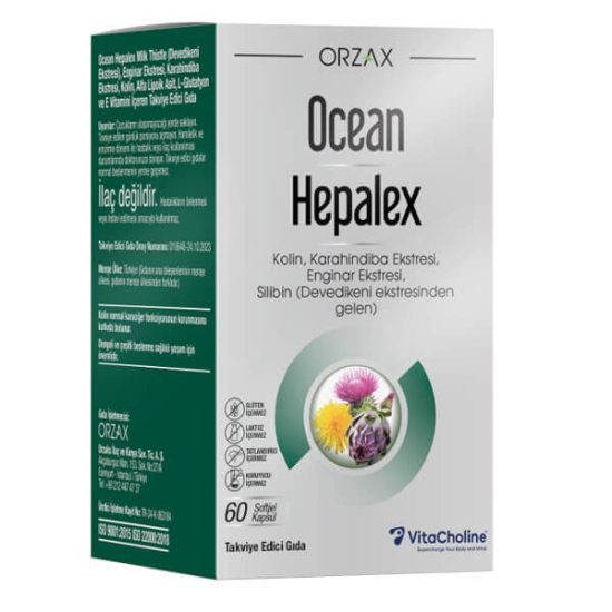 Orzax Ocean Hepalex 60 Softjel Kapsül - 1