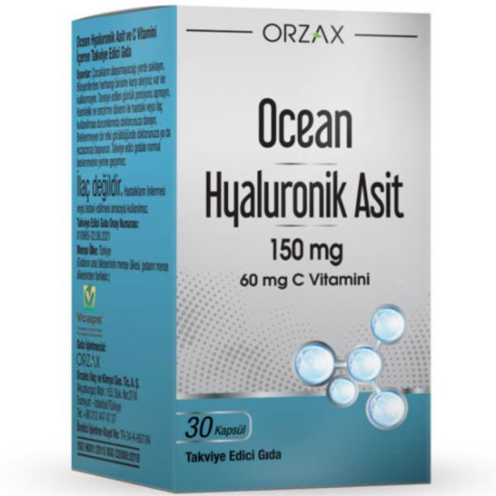 Orzax Ocean Hyaluronik Asit 150 mg 30 Kapsül - 1