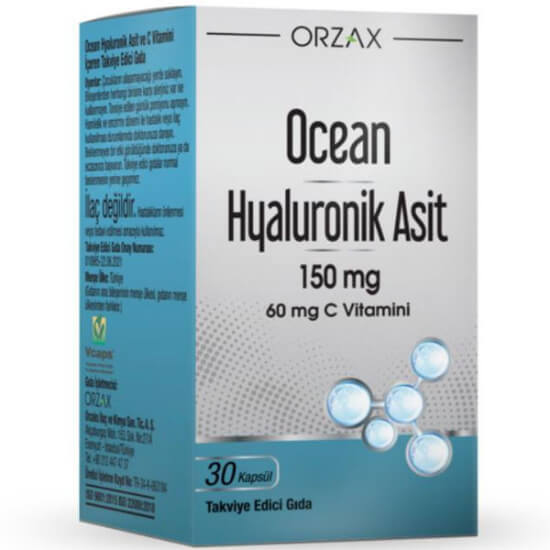 Orzax Ocean Hyaluronik Asit 150 mg 30 Kapsül - 1