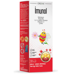 Orzax İmunol Şurup 150 ml Ballı Çilek Aromalı - Orzax
