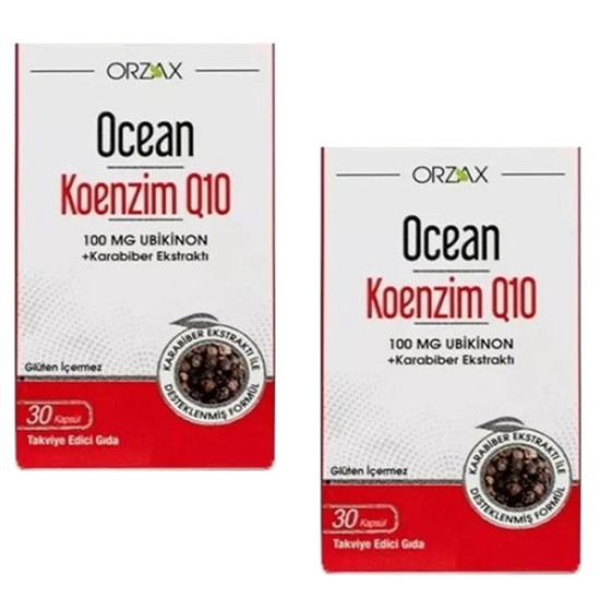 Orzax Ocean Koenzim Q10 100 mg 30 + 30 Kapsül - 1