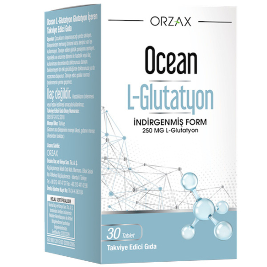Orzax Ocean L Glutatyon 30 Tablet 250 mg Gıda Takviyesi - 1