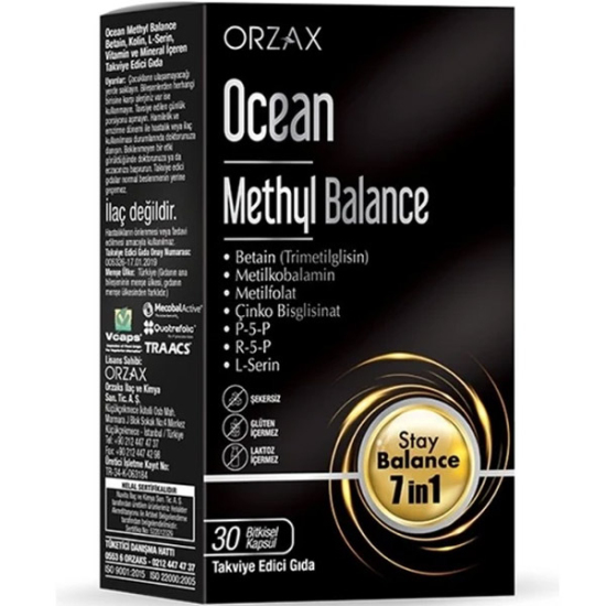 Orzax Ocean Methyl Balance 30 Kapsül - 1