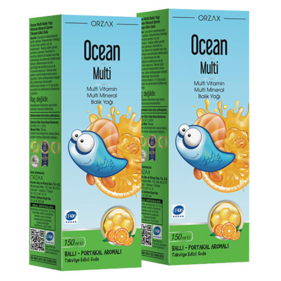 Orzax Ocean Multi Şurup 150 ML 2 li - 1