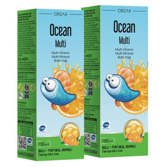 Orzax Ocean Multi Şurup 150 ML 2 li - 1