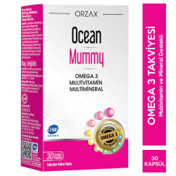 Orzax Ocean Omega 3 Mummy 30 Kapsül Balık Yağı - Orzax