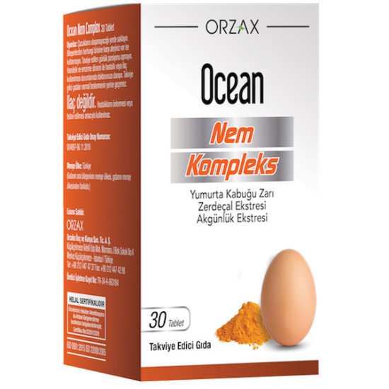 Orzax Ocean Nem Kompleks 30 Tablet Bitkisel Takviye - 1