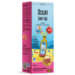 Orzax Ocean Omega 3 Balık Yağı Şurubu 150 ML Karışık Meyve Aromalı - Orzax