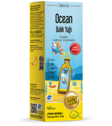 Orzax Ocean Omega 3 Balık Yağı Şurubu 150 ML Limon Aromalı - Orzax