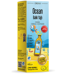 Orzax Ocean Omega 3 Balık Yağı Şurubu 150 ML Limon Aromalı - Orzax