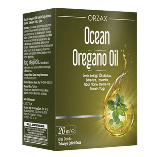 Orzax Ocean Oregano Oil Damla 20 ml - 1