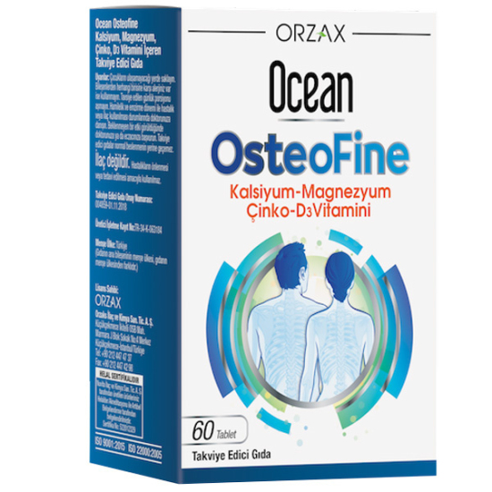 Orzax Ocean OsteoFine 60 Tablet Gıda Takviyesi - 1