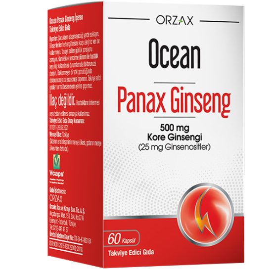 Orzax Ocean Panax Ginseng 60 Kapsül - 1