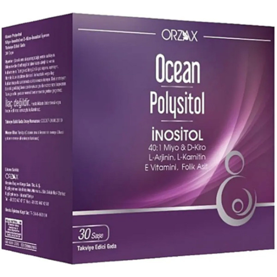 Orzax Ocean Polysitol İnositol 30 Saşe Gıda Takviyesi - 1