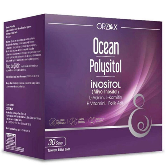 Orzax Ocean Polysitol İnositol 30 Saşe Gıda Takviyesi - 1