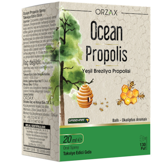 Orzax Ocean Propolis Sprey 20 ml Gıda Takviyesi - 1